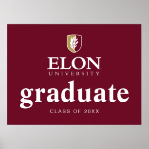 Affiche Diplôme de l'Université Elon