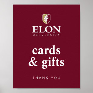 Affiche Diplôme de l'Université Elon
