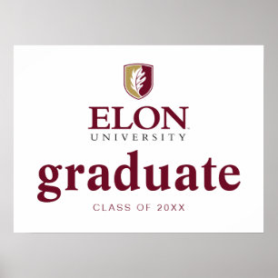 Affiche Diplôme de l'Université Elon