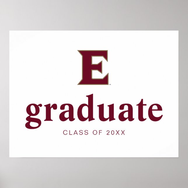 Affiche Diplôme de l'Université Elon (Devant)