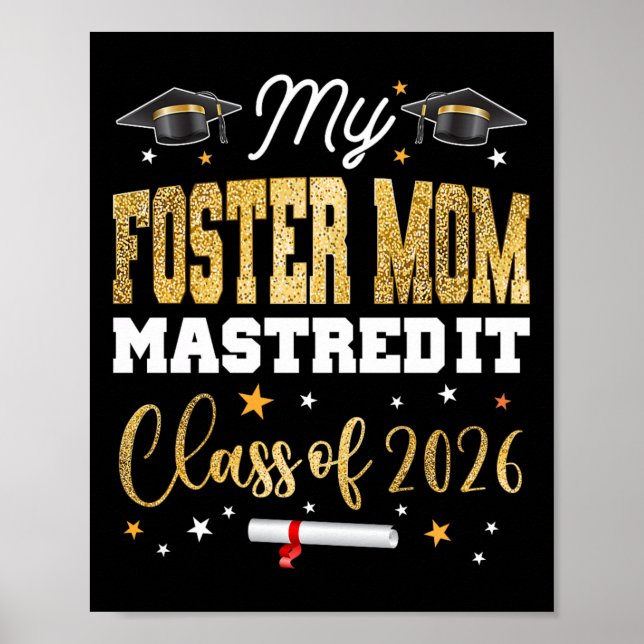 Affiche Diplômé de master Ma mère d'accueil l'a maîtrisé C (Devant)