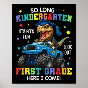 Affiche Diplômé de maternelle Cl 2025 Dinosaur K