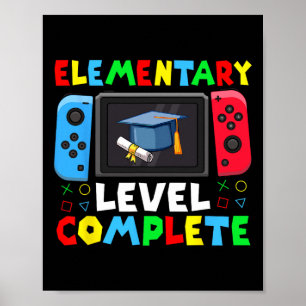 Affiche Diplômé de niveau élémentaire Cl 2025 Joueur