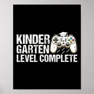 Affiche Diplômé de niveau maternelle 2025 Joueur