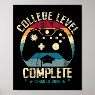 Affiche Diplômé de niveau universitaire Cl de 2026 Joueur 