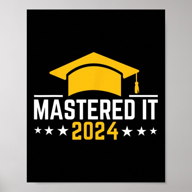 Affiche Diplôme Diplôme maîtrisé Il 2024 (Devant)