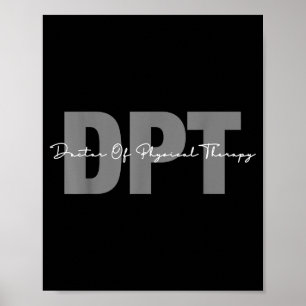 Affiche Diplômé étudiant en doctorat en thérapie physique