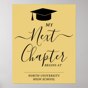 Affiche Diplôme Mon Chapitre Suivant Commence Au Parti Cas