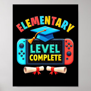 Affiche Diplômé Niveau Élémentaire Cl 2025 Joueur