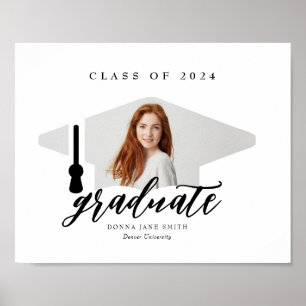 Affiche Diplôme Photo Casquette Diplôme Garder cadeau