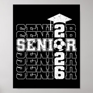 Affiche Diplômé Promo 2026 Senior 2026 Football Seniors Re