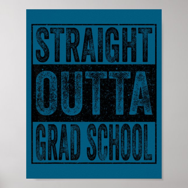 Affiche Diplômé tout droit sorti de l'école supérieure pro (Devant)