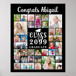 Affiche Diplômés 32 Collage de photos Promotion annuelle