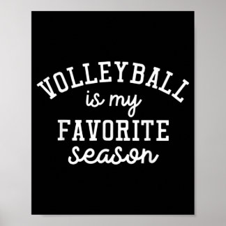 Affiche Dire pour les amateurs de sport Volleyball est mon