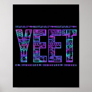 Affiche Dire tribal vintage drôle disant mème argot femmes