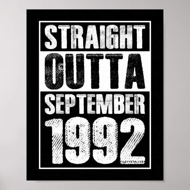 Affiche Direct Outta 1992 29e anniversaire (Devant)