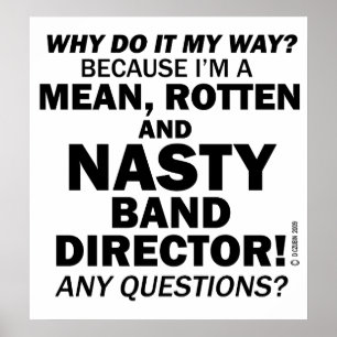 Affiche Directeur de bande Nasty