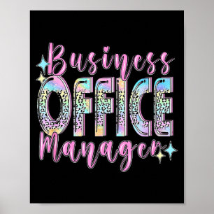 Affiche Directeur de bureau d'affaires drôle équipe de dev