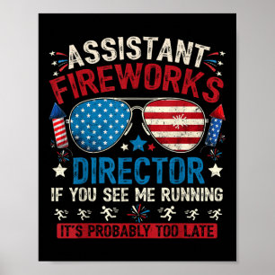 Affiche Directeur de Feux d'Artifice Instantanés Si Vous V