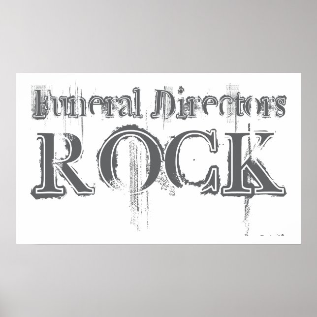 Affiche Directeurs Funéraires Rock (Devant)