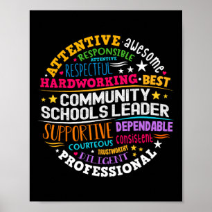 Affiche Dirigeant des écoles de la communauté Groovy répan