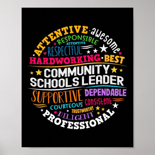 Affiche Dirigeant des écoles de la communauté Groovy répan (Devant)