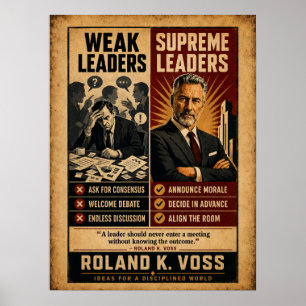 Affiche Dirigeants Faibles vs Dirigeants Suprêmes