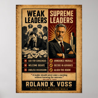 Affiche Dirigeants Faibles vs Dirigeants Suprêmes