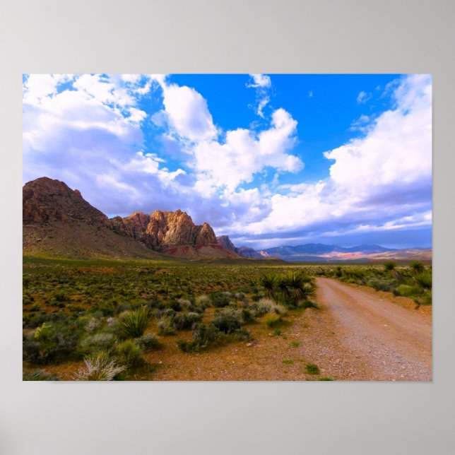 Affiche Dirt Road to Red Rocks (Devant)