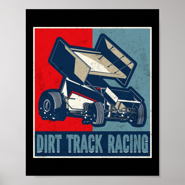 Affiche Dirt Track Racing Dirt Track Racing Sprint Car (Devant)