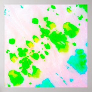 Affiche Dirty Art Graffiti. Abstract Decorative Sunny Ikat