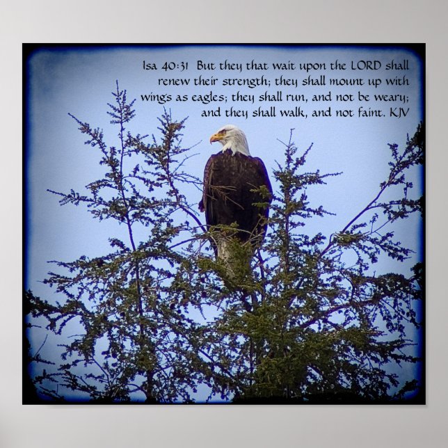 Affiche d'Isaïe 40:31 (Devant)
