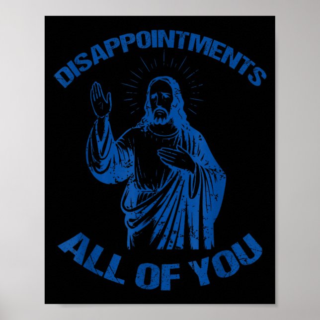 Affiche Disapintments All Of You Fun Retro Christian Vinta (Devant)