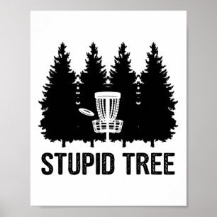 Affiche Disc Golf de l'Arbre Stupide 