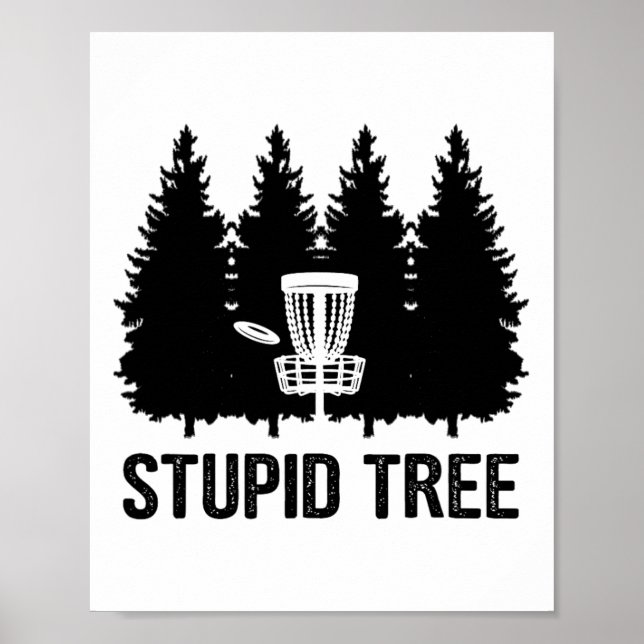 Affiche Disc Golf de l'Arbre Stupide  (Devant)