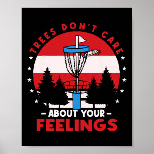 Affiche Disc Golf Frisbee Golf Les Arbres Se Moquent De Vo