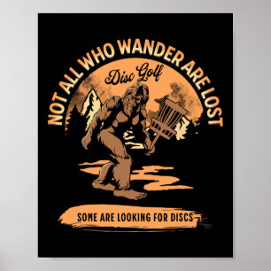 Affiche Disc Golf - Les vagabonds ne sont pas tous perdus