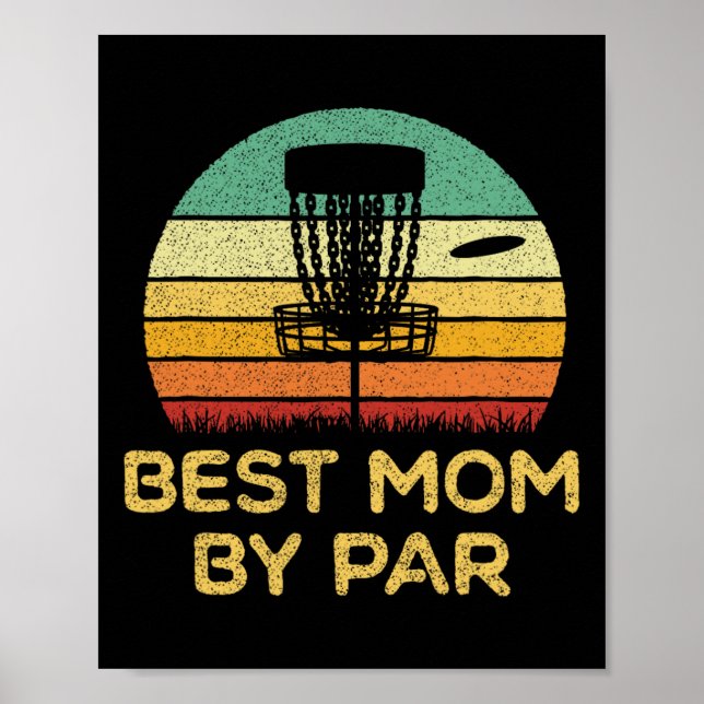Affiche Disc Golf Meilleure Maman  (Devant)
