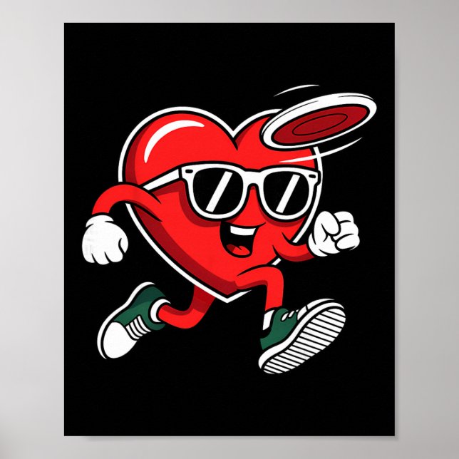 Affiche Disc Golf Saint-Valentin  (Devant)