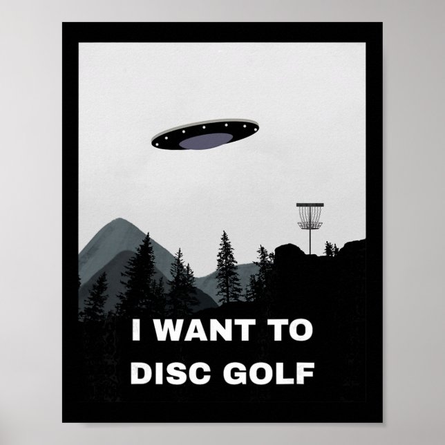 Affiche Disc Golf Ufo  (Devant)
