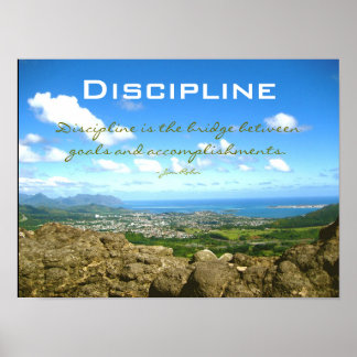 Affiche Discipline