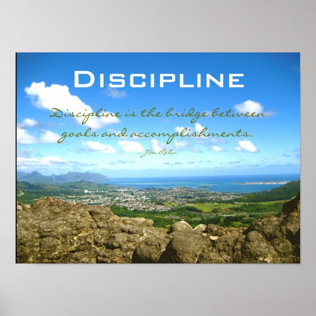 Affiche Discipline (Devant)