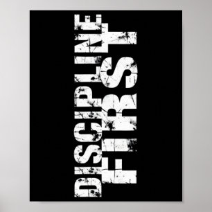 Affiche Discipline bat Motivation1