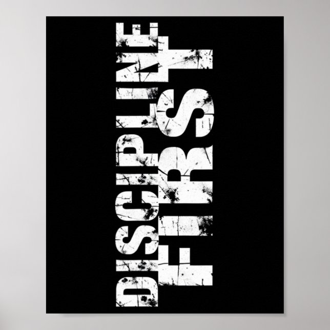 Affiche Discipline bat Motivation1 (Devant)