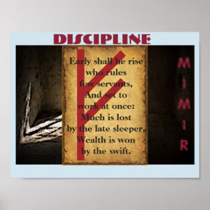 Affiche Discipline de Havamal