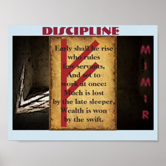 Affiche Discipline Havamale