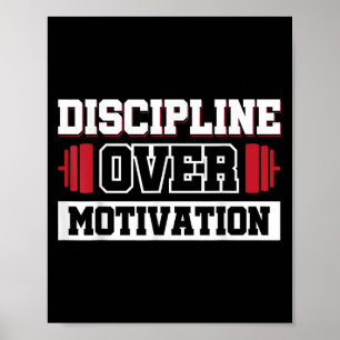 Affiche Discipline sur motivation