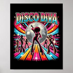 Affiche Disco Ball Disco Diva Queen