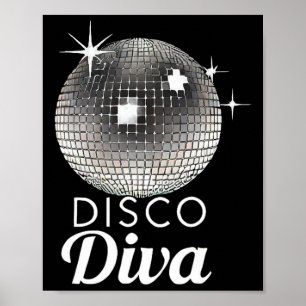Affiche Disco Ball Disco Diva Queen3