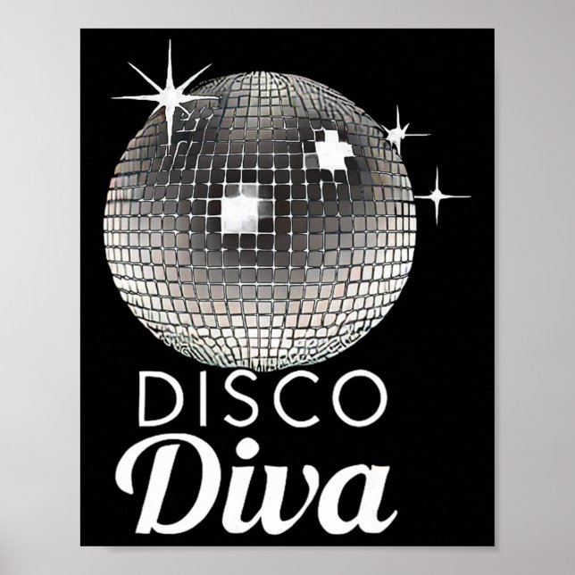 Affiche Disco Ball Disco Diva Queen3 (Devant)